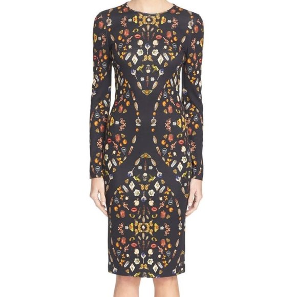 Alexander McQueen Dresses & Skirts - New ALEXANDER MCQUEEN Obsession Print Sheath Dress